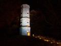 Elisabethturm beleuchtet bei Nacht
