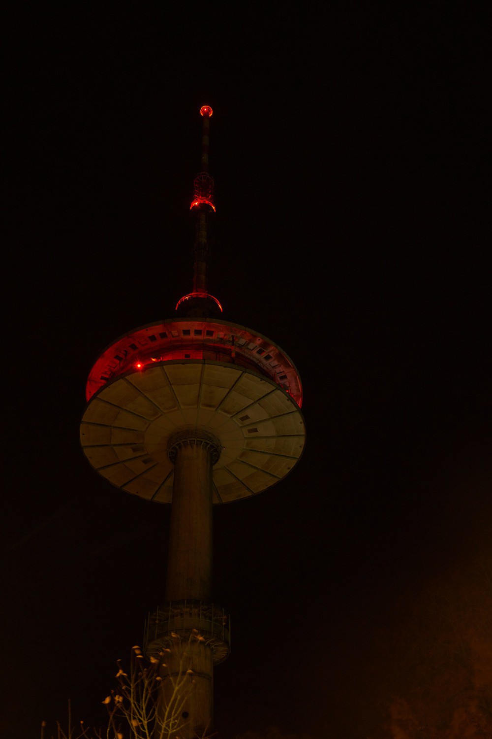 Geräteplattform des Fernmeldeturms