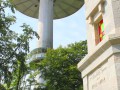 Der Fernmeldeturm im Hintergrund zum Elisabethturm