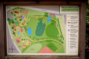 Übersichtsplan des Pfarrhofes Übersichtsplan des Pfarrhofes